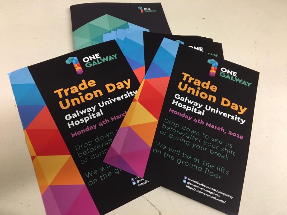 Trade Union Day in Galway University Hospital